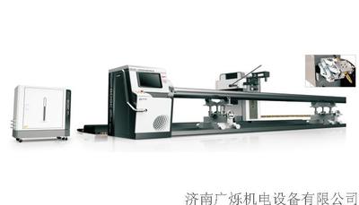 新一代动柱式数控相贯线切管机